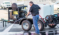 trailer mounted pressure washers