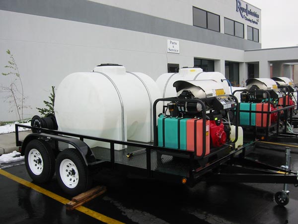 trailer mounted pressure washer, Royce Industries